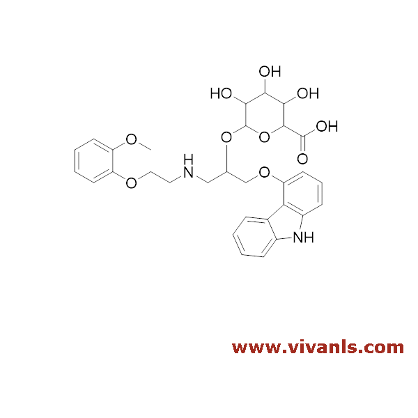 Glucuronides-Carvedilol B D Glucuronide-1654752874.png